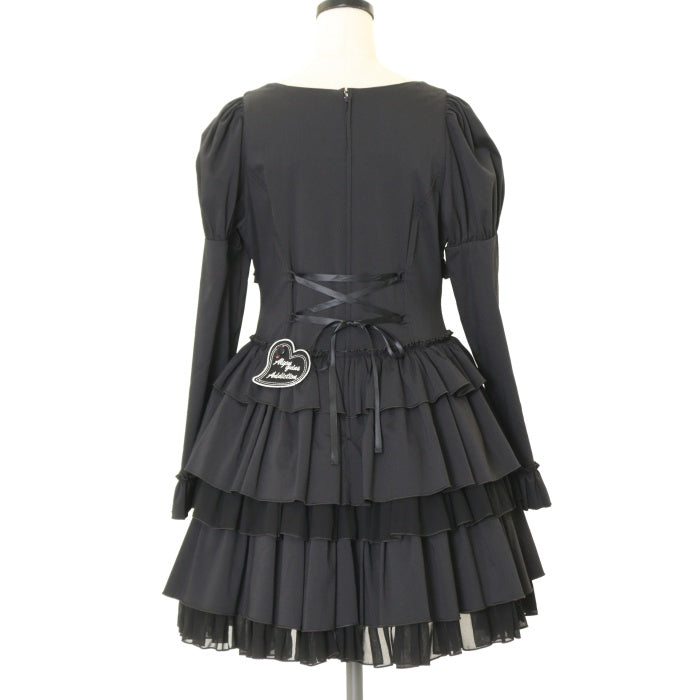 USED】クロスワッペン付ゴシックガーリーワンピース