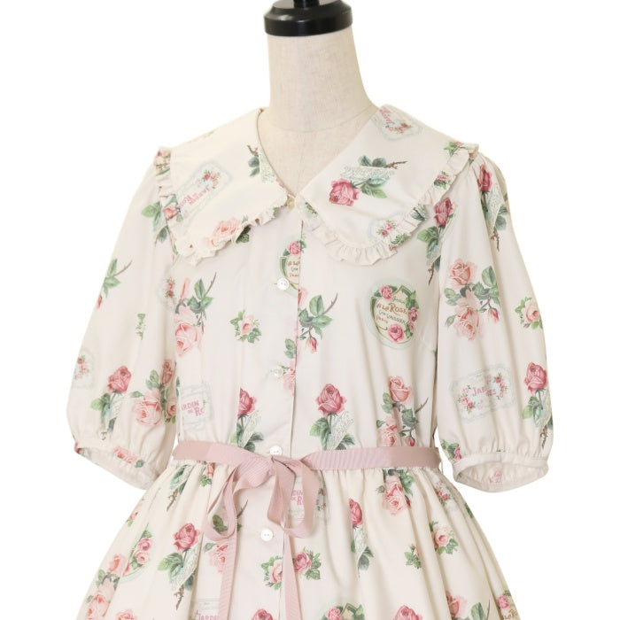 USED】【Mサイズ】Precious Rose フラットカラーワンピース | Melody