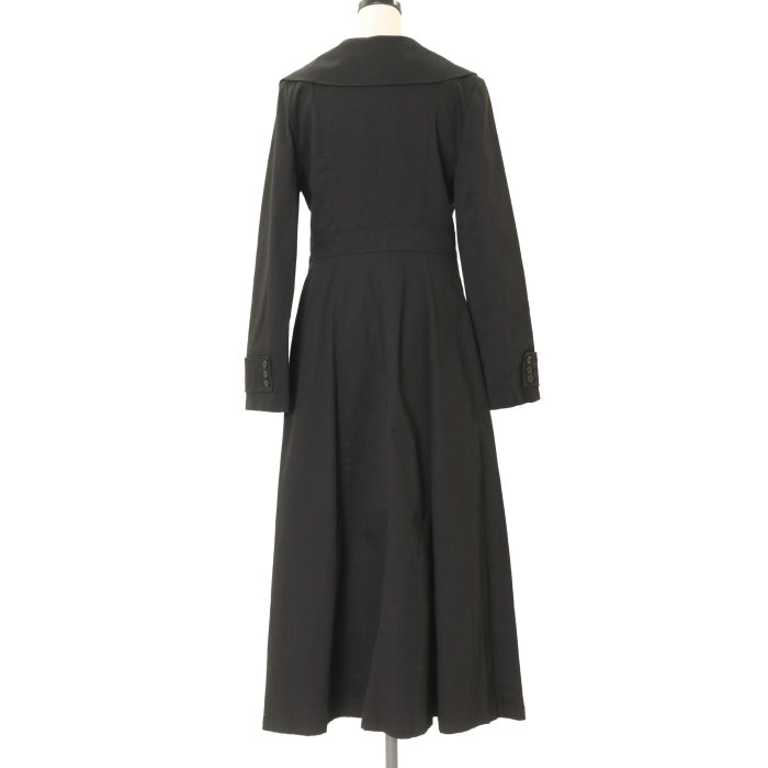 USED】【Mサイズ】ダブルボタンロングコート | BLACK PEACE NOW