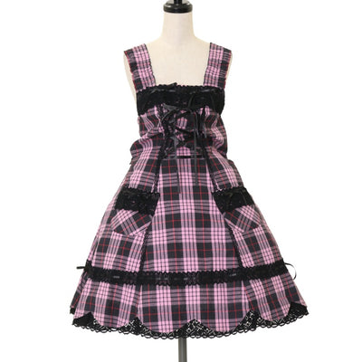 USED】薔薇柄バッスルジャンパースカート | millefleurs | ロリータ  