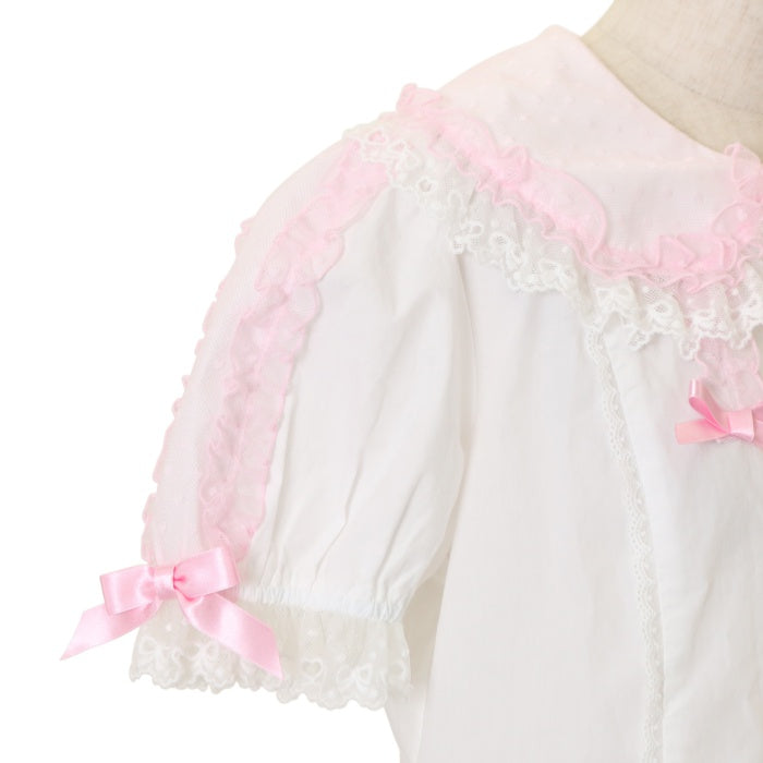 ハートトッピングブラウス USED】トッピングハートブラウス | Angelic Pretty | ロリータ