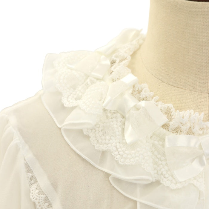 USED】Cute Ribbonシフォンブラウス | Angelic Pretty