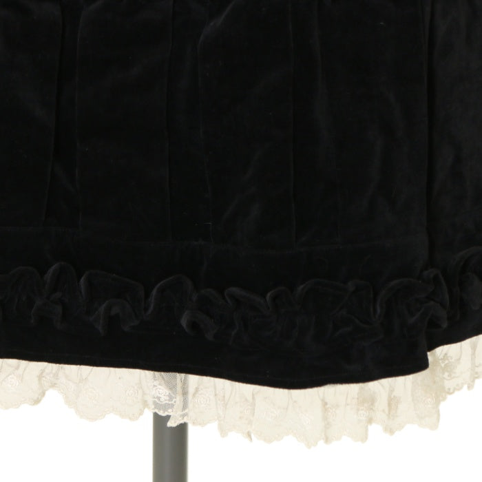 レア！InnocentWorld*別珍ボックスプリーツ ジャンパースカート*黒 USED】別珍ボックスプリーツ ジャンパースカート | Innocent