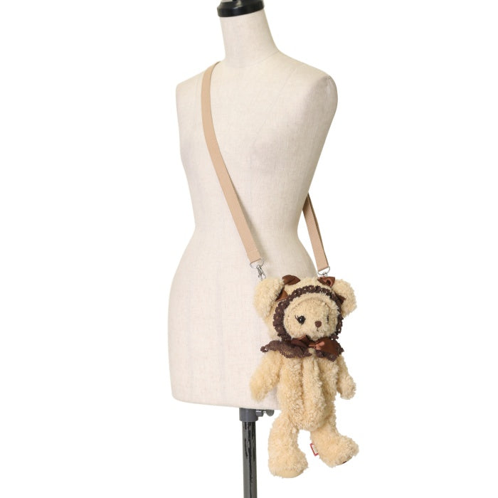 新品くまくみゃリュックミニミルクティ×茶Milk Tea