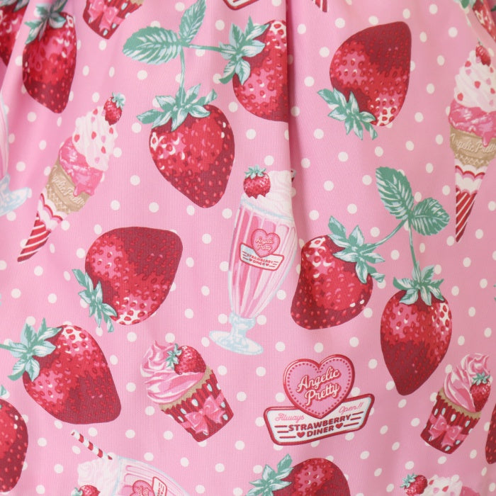 USED】Fresh Strawberry Diner ワンピース | Angelic Pretty