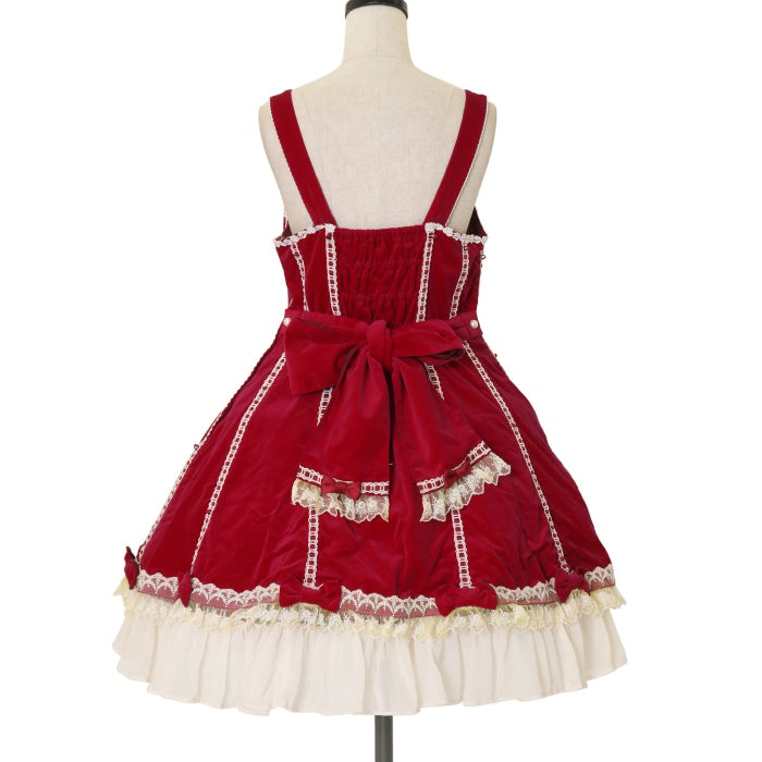 USED】エレガント別珍鳥籠ジャンパースカート | Angelic Pretty