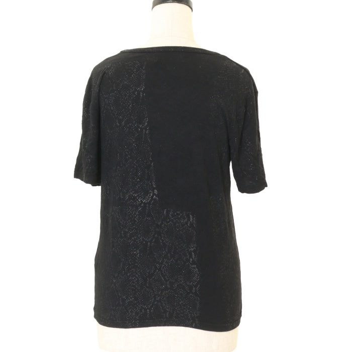 USED】Sixh. ラメプリントVネックTシャツ | h.NAOTO Wunderwelt Online