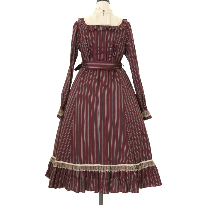 Victorian maiden レジメンクラシカルドールロングドレス ボルドー USED】クラシカルドールロングドレス（レジメンボルドー） | Victorian