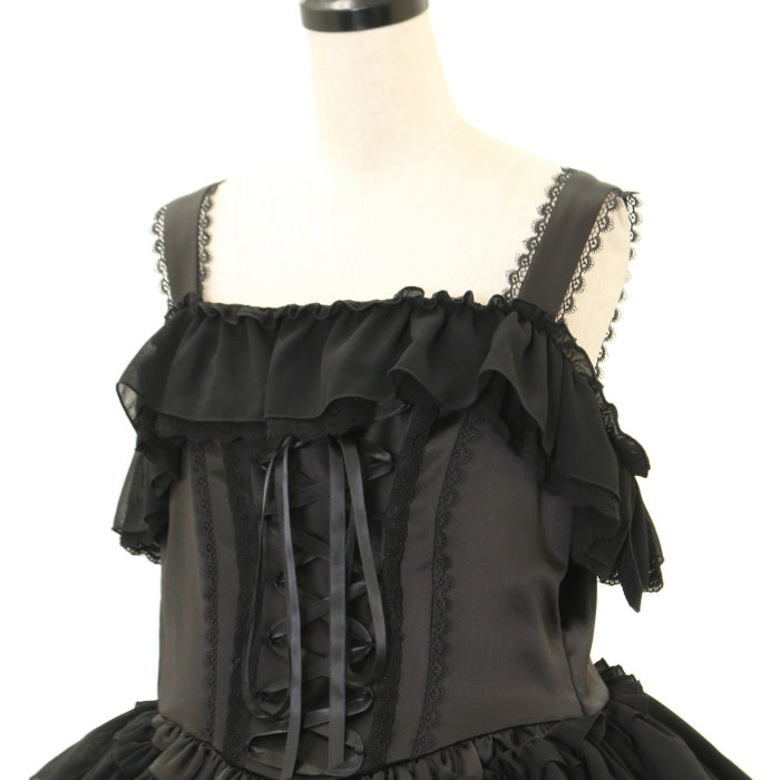 USED】【Vallée lys】ノネットジャンパースカート（Plus Size