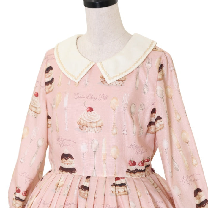 USED】『Cream Choux Puff』袖付ワンピース | Leur Getter | ロリータ