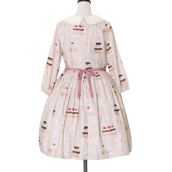 新品未使用 ルルゲッタ Cream Choux Puff 袖付ワンピース ピンク USED】『Cream Choux Puff』袖付ワンピース | Leur Getter