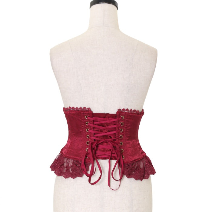 USED】Frill Short Corset | ATELIER-PIERROT | ロリータ ゴスロリ