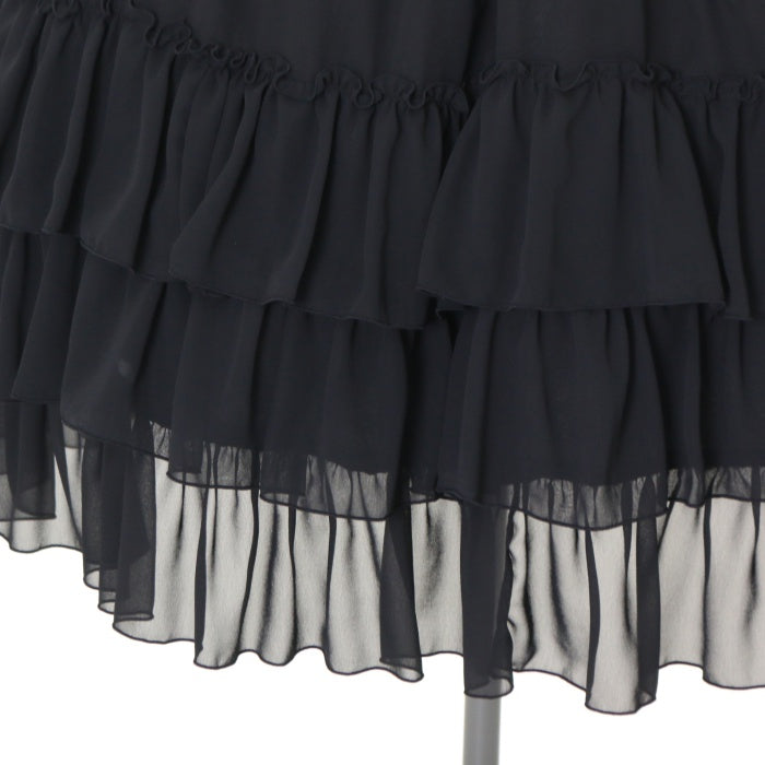 USED】Three-Tiered Ruffle Chiffon Skirt | ATELIER-PIERROT