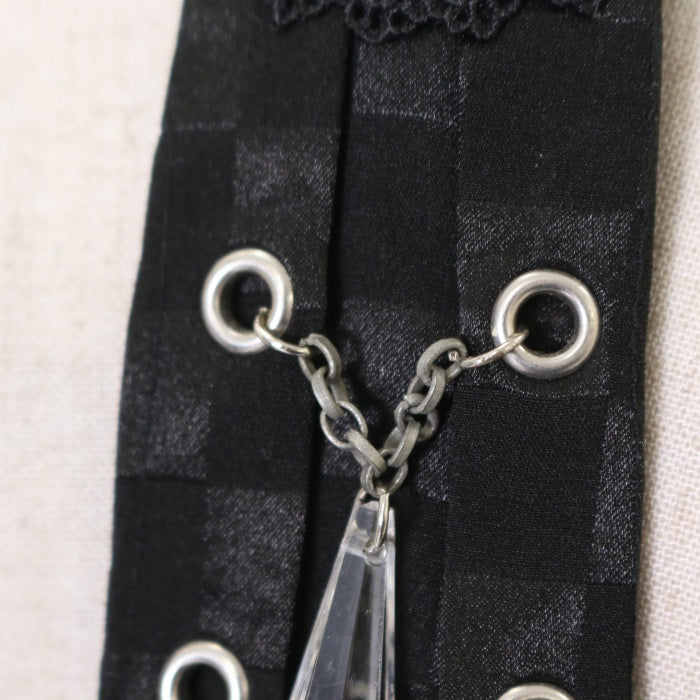 OZZ ONESTE タグ付き未使用✨️ チェーン ジッパー装飾 ゴスネクタイ USED】ONESTE チェーン飾りネクタイ | Ozz On Wunderwelt Online