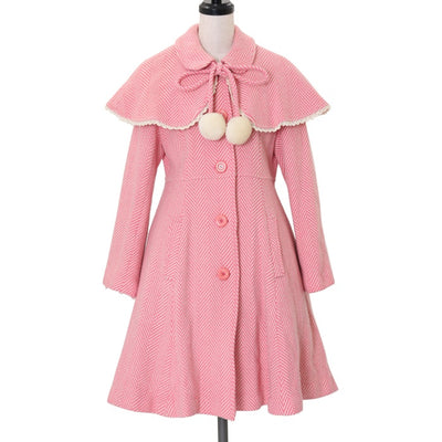 美品　メロディバスケット　Sweet princess　コート 青木美沙子×Melody BasKet「Sweet princessコート