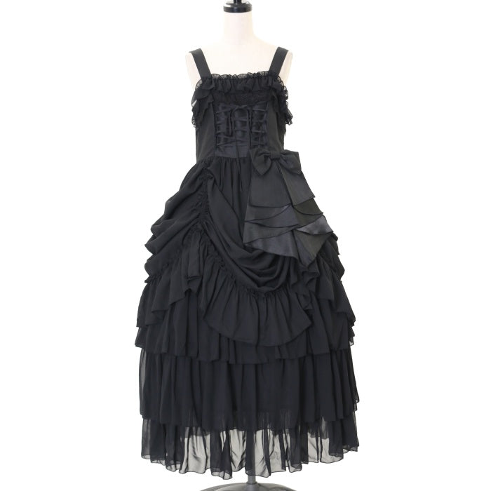 atelierpierrot ロングバッスルジャンパースカート 🖤新作!! ATELIER PIERROTのバッスルジャンパースカート紹介✨ | TikTok