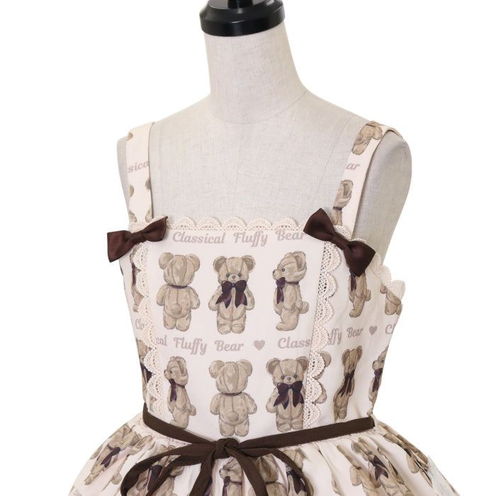 USED】【Mサイズ】フラッフィベアジャンスカ | Chalmiere | ロリータ