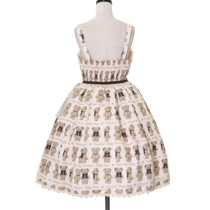 USED】【Mサイズ】フラッフィベアジャンスカ | Chalmiere | ロリータ