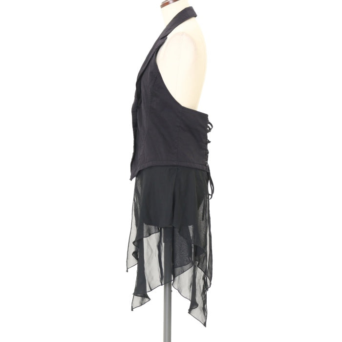 USED】【Mサイズ】アシンメトリーホルターベスト | BLACK PEACE NOW