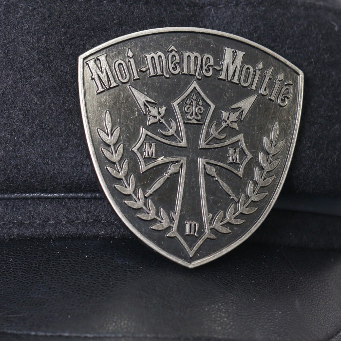 エンブレムバッチ付きミリタリー風ハット Moi-même-Moitié USED】エンブレムバッチ付きミリタリー風ハット | Moi-même-Moitié