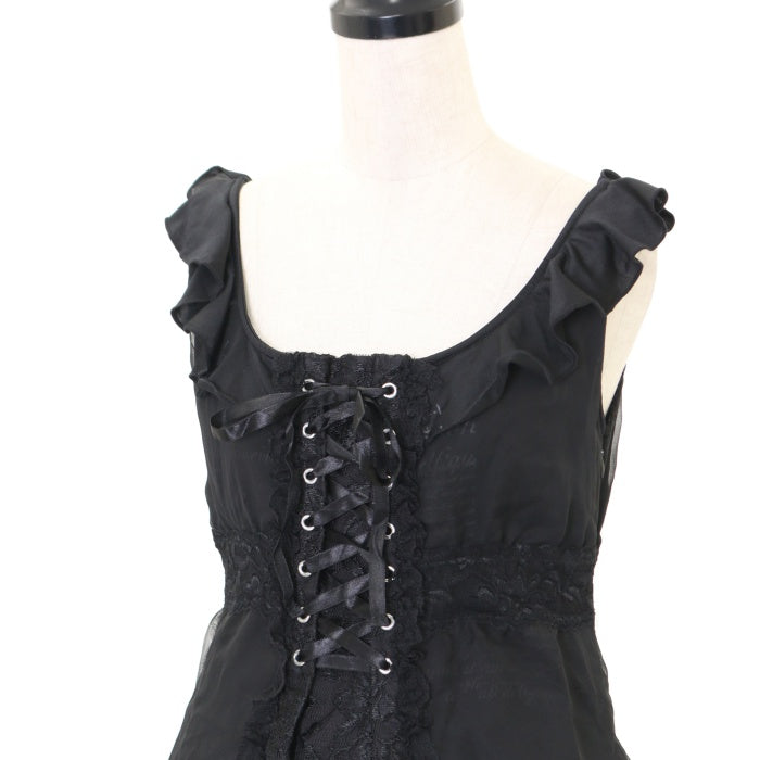 h.naoto blood ゴスロリ 十字架柄 コルセット風ワンピース USED】Blood