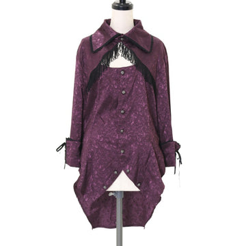 アリスアンドザパイレーツ アンティークカレンジャンパースカート 紫