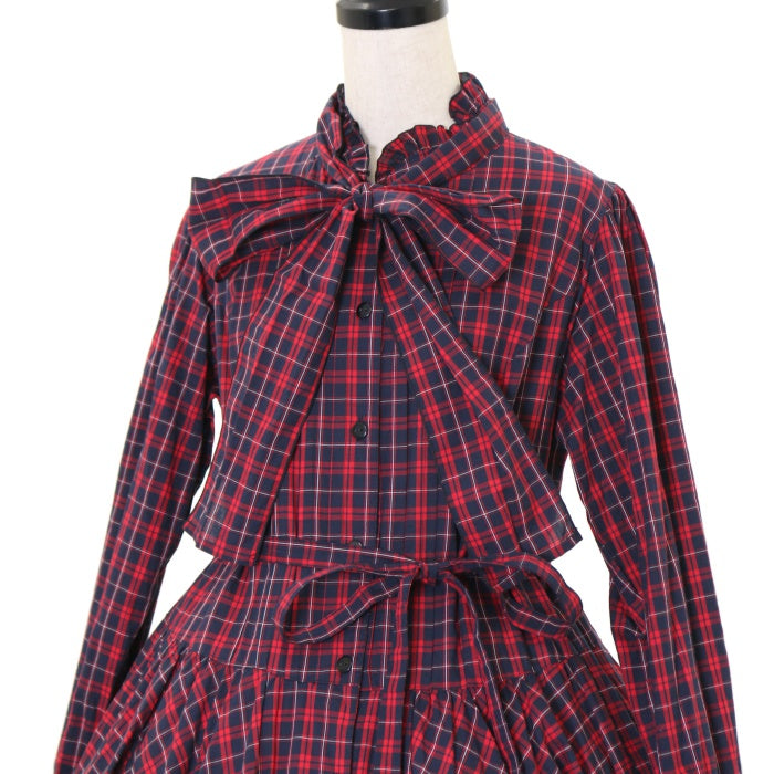 physical drop セーラーOP赤チェック