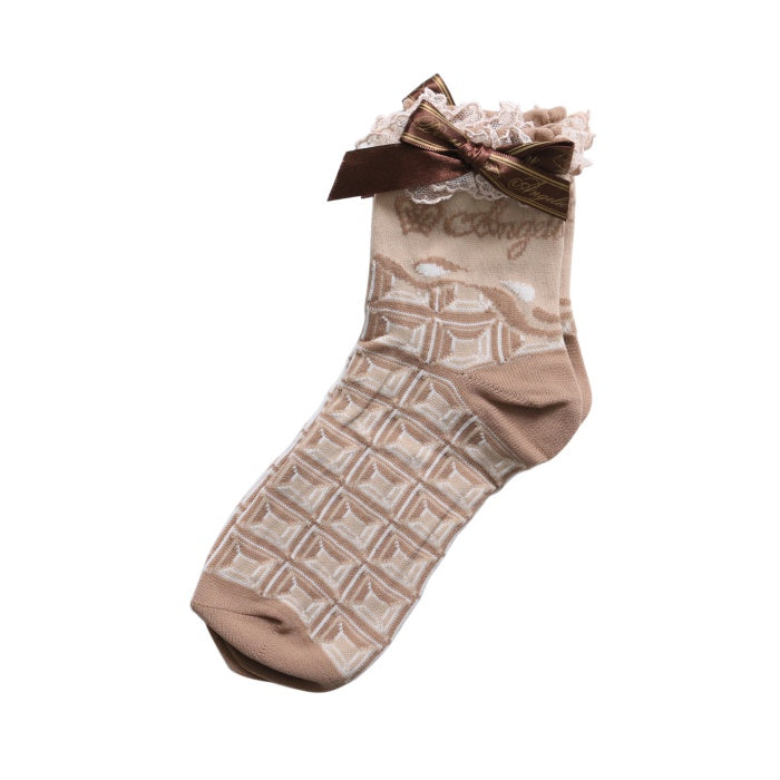 USED】Melty Chocolateクルー丈ソックス | Angelic Pretty Wunderwelt