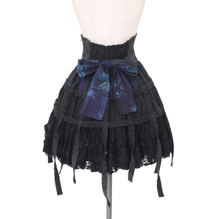 USED】FRILL ブルーローズ鳥かごスカート | h.NAOTO Wunderwelt Online