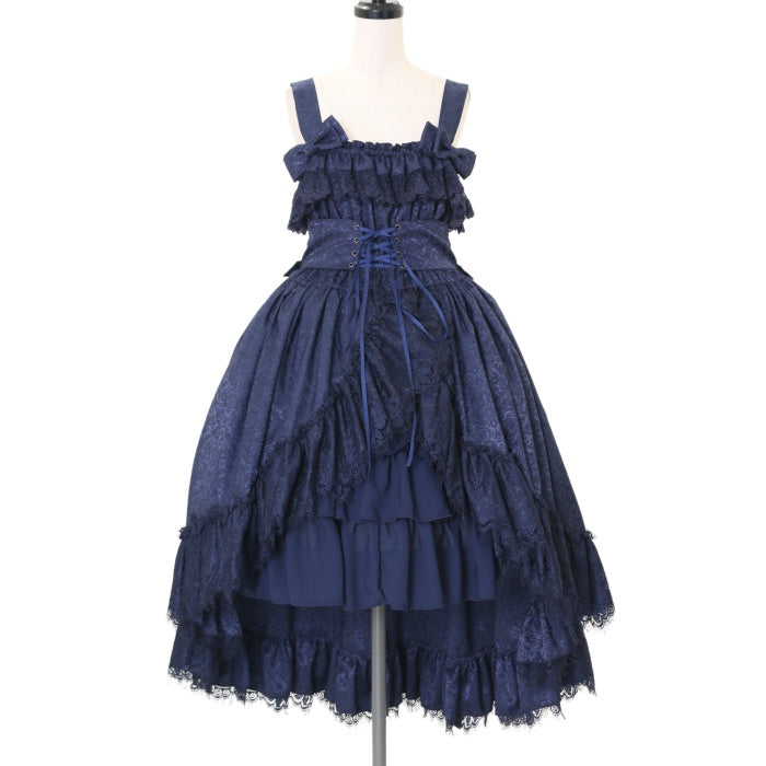 ゆめりすと　クラシック☆カトヴィツェv4 ネイビー　13号150㎝ USED】Mystique JacquardJJumper Skirt | ATELIER-PIERROT Wunderwelt