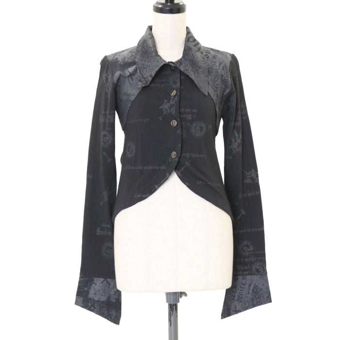 h.naoto Bloo 編み上げ　カットソー　蝶　トップス　ゴスロリ　姫袖 h.NAOTO | エイチナオト トップス (USED)の通販(229点