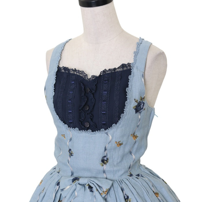 USED】【Mサイズ】ベルティーユローズジャンパースカート | Innocent  