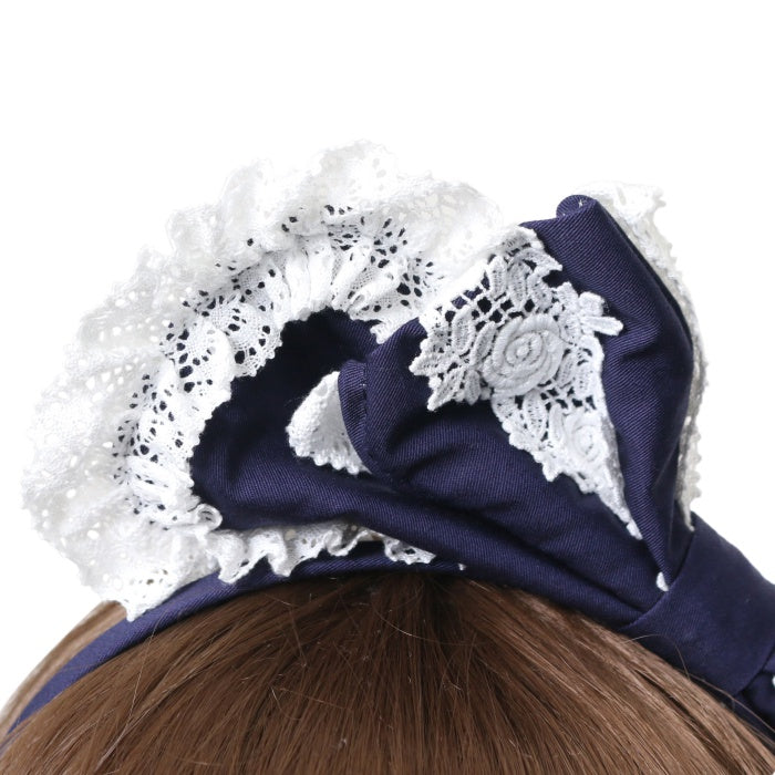 【完売品・新品】ALICE and the PIRATES リボンカチューシャ ALICE and the PIRATES / アリスのトランプタータン柄リボン