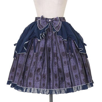 USED】【DARK RED RUM/H.Jelly】クラッシュガーゼスカート | h