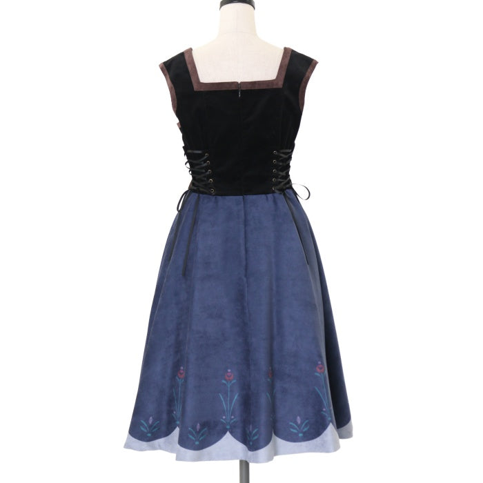 USED】【Disney/サイズ2】スノーマウンテン ジャンパードレス(アナver