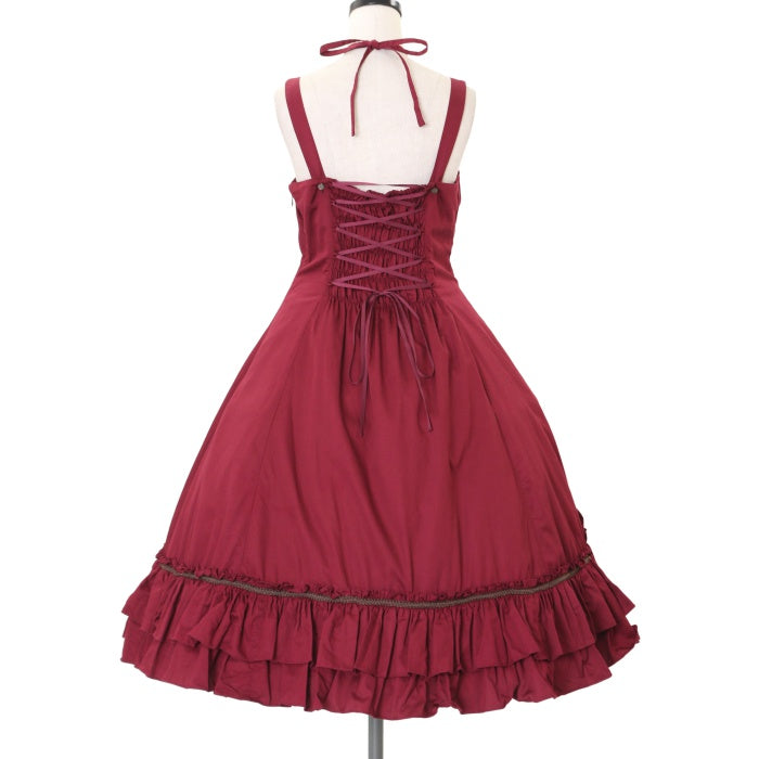 USED】ノーブルサテンマリーローズドレス | Victorian Maiden