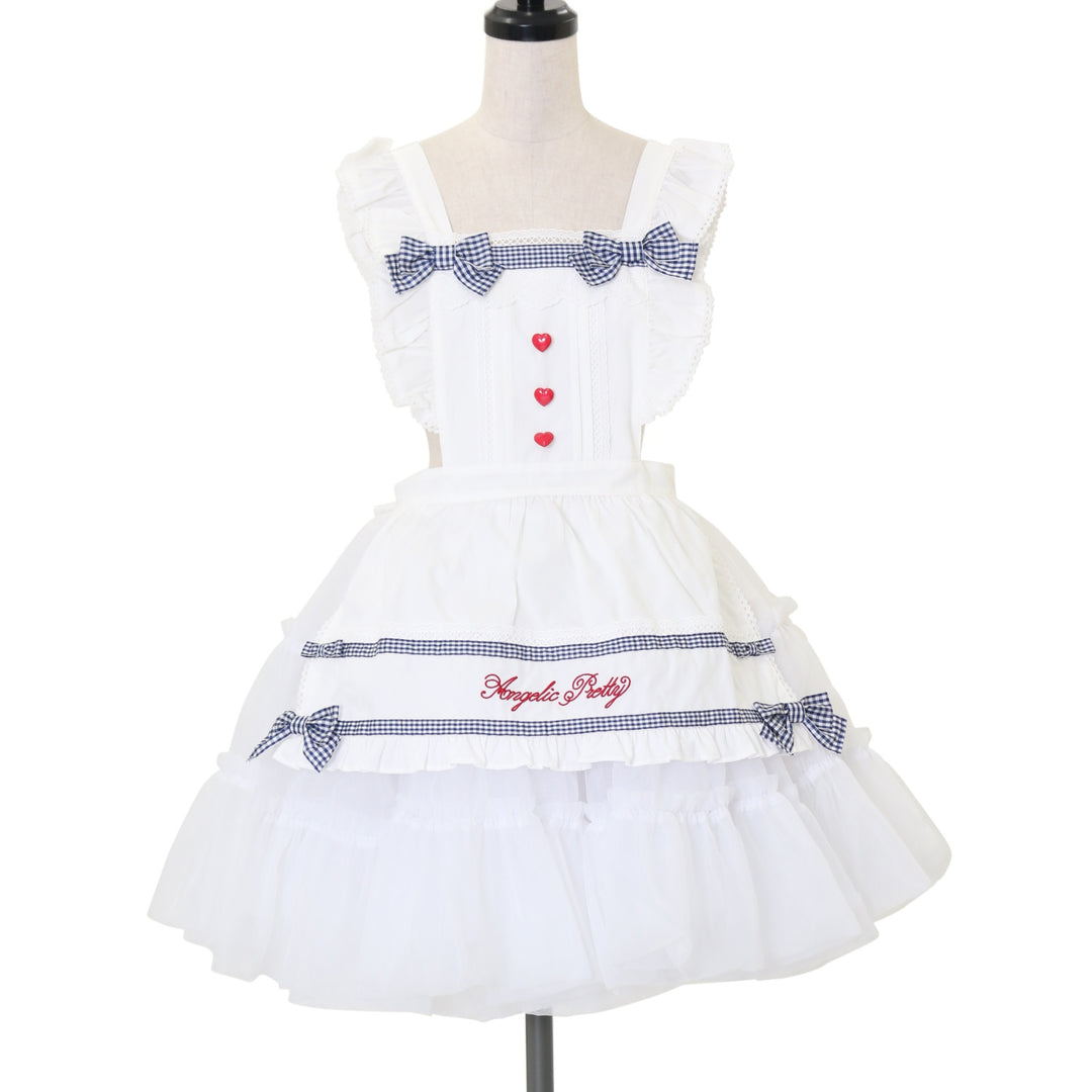 【サイズ交換ＯＫ】 USED】Fancy Pretty Angelic | Ribbonエプロン（白×青） 小物