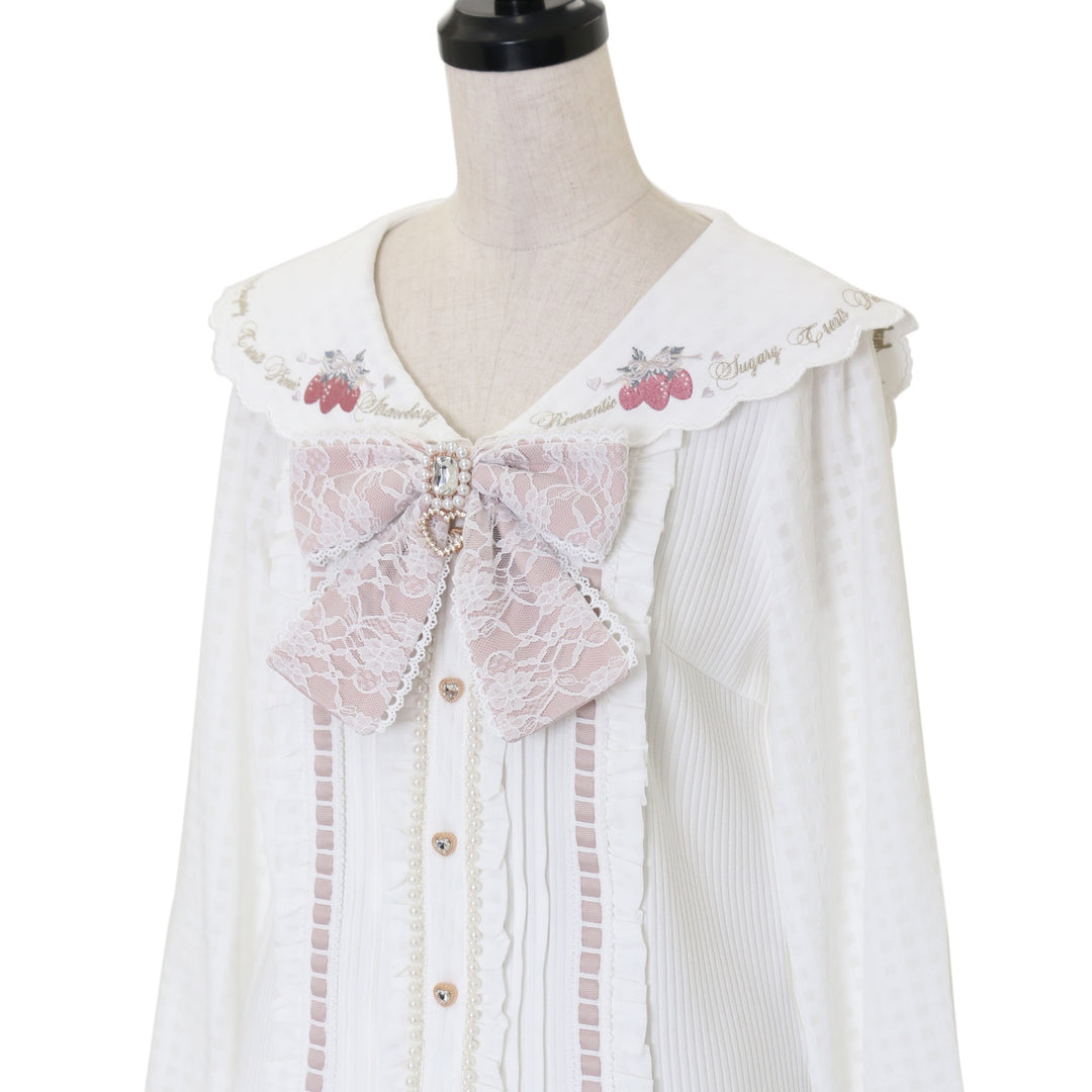 lizlisa ストロベリー刺繍ブラウス LIZ LISA on X: 