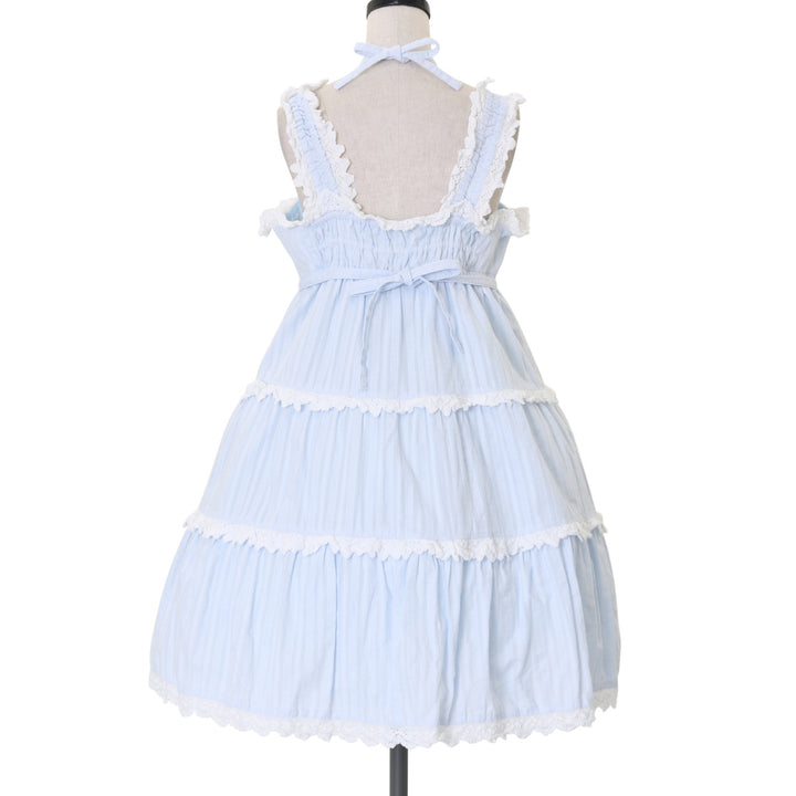 USED】からみ3段ティアードジャンパースカートセット | BABY, THE