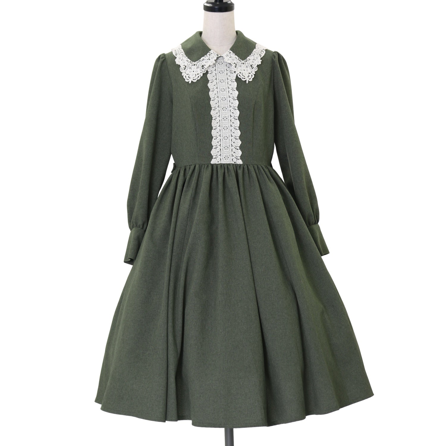 ダークブラウン レース襟 ワンピース innocent world ダークブラウン レース襟 ワンピース innocent world 【公式通販】