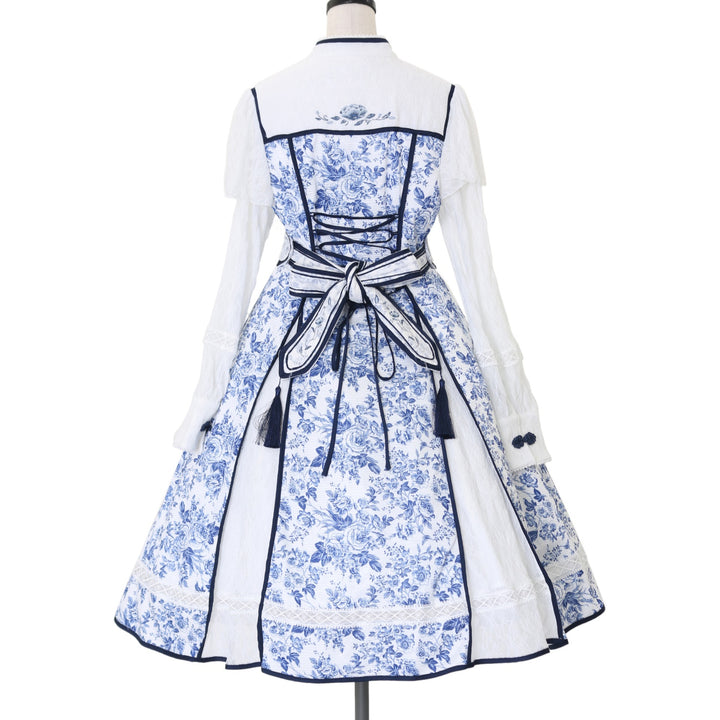 USED】【Lサイズ】青華磁 ロングワンピース | 星箱Works Wunderwelt