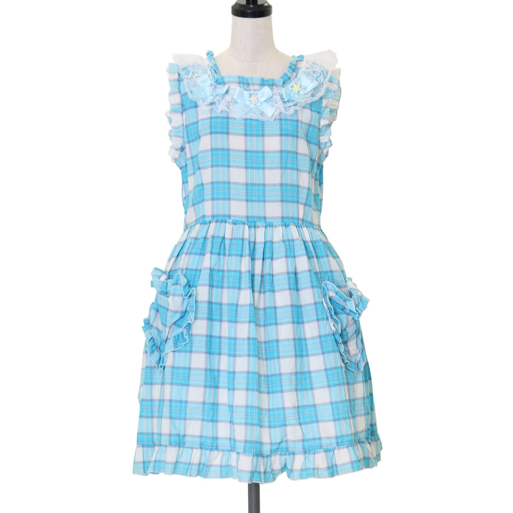 ナイルパーチ nilperch ハート ワンピース ピンク 新作♡ギンガムチェックワンピース ¥28000(税込¥30800) ピンク