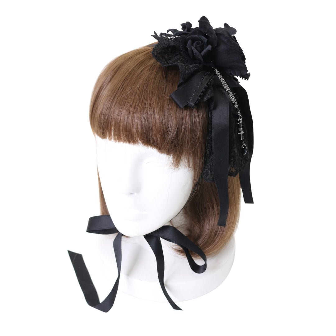 USED】M+Cross Roseヘッドドレス | Moi-même-Moitié | ロリータ