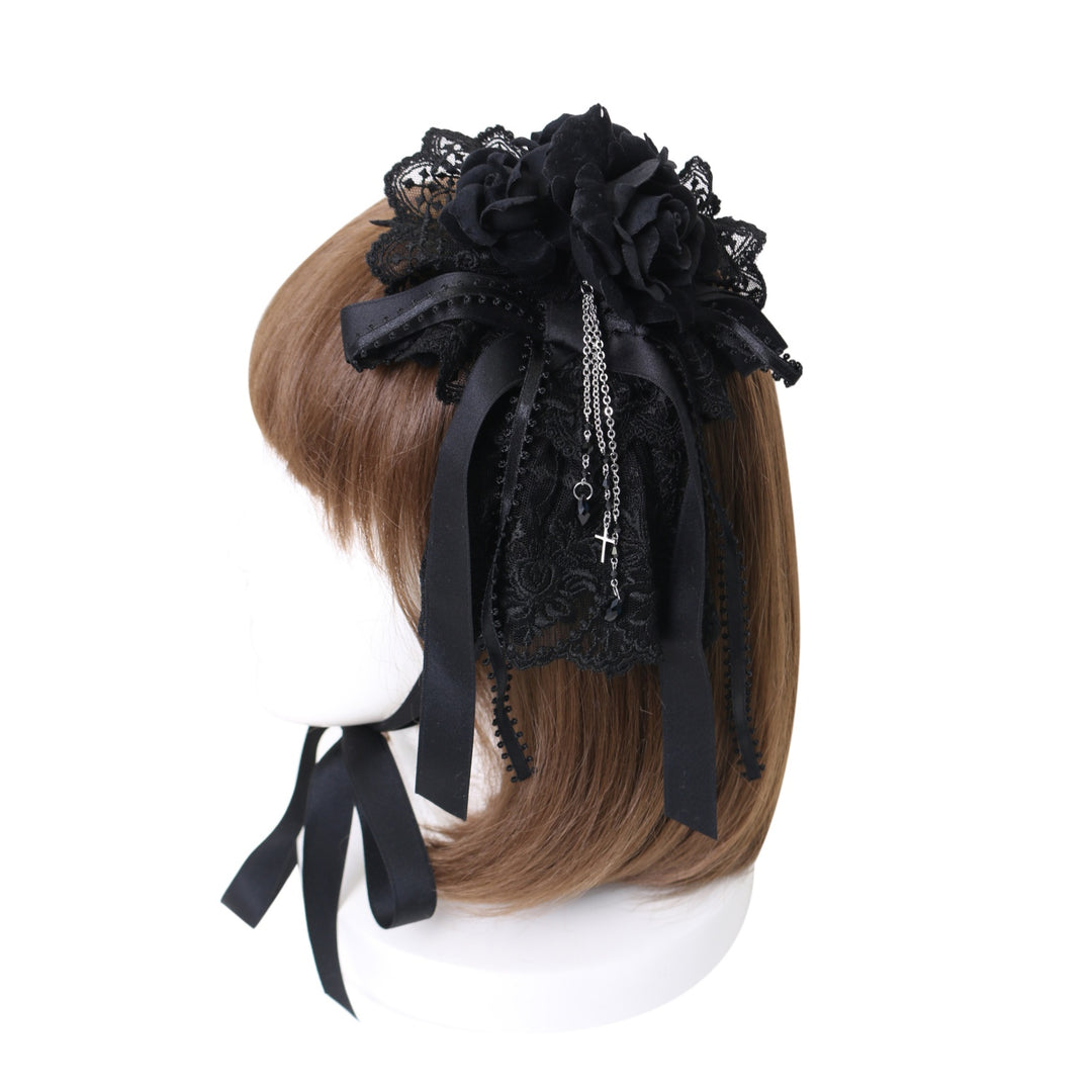 USED】M+Cross Roseヘッドドレス | Moi-même-Moitié | ロリータ