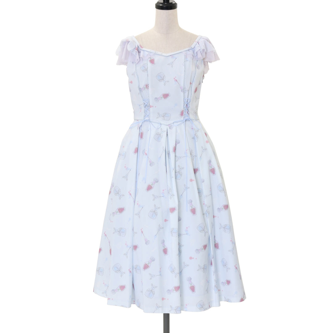 USED】【Disney/サイズ2】コスメプリントワンピース（シンデレラver 