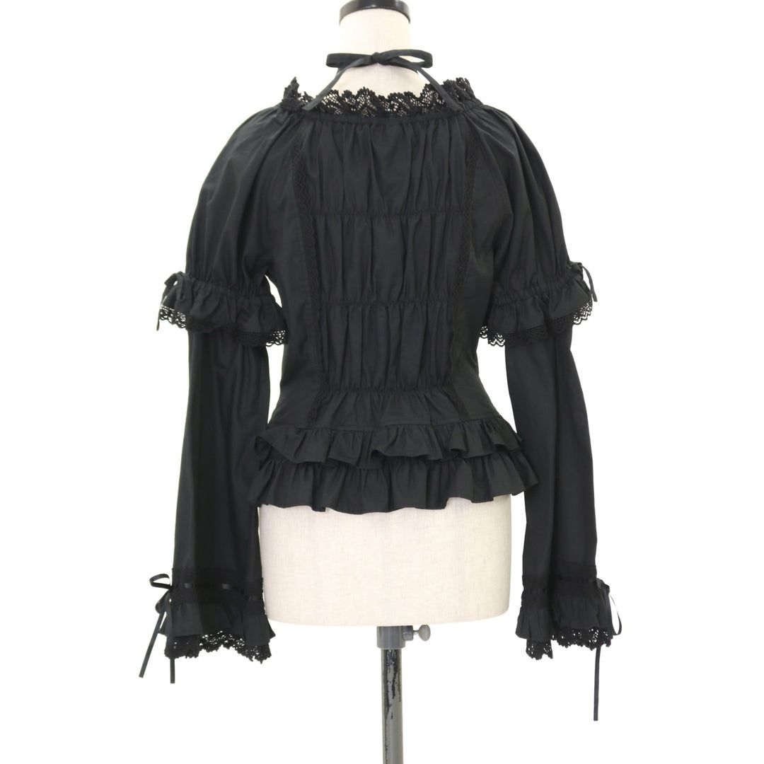 姫袖後ろシャーリングブラウス BABY,THE STARS SHINE BRIGHT 姫袖後ろシャーリングブラウス