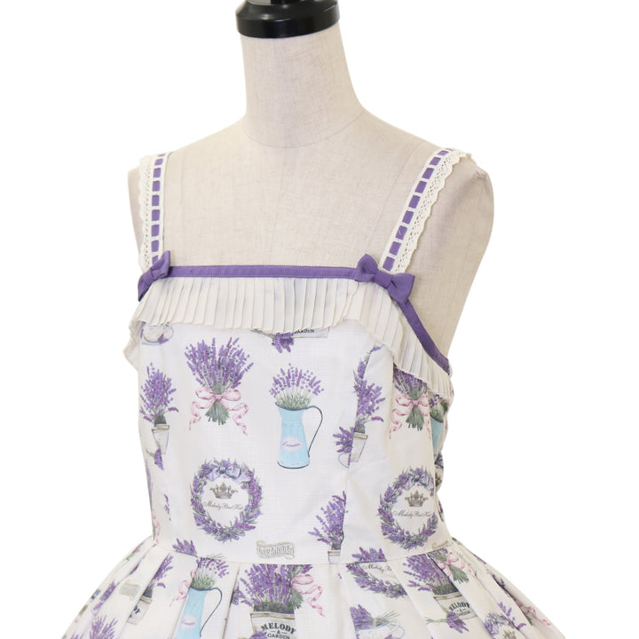 USED】【Mサイズ】Lavender gardenジャンパースカート | Melody BasKet