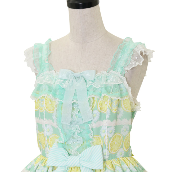 USED】Lemonade Floatジャンパースカート | Angelic Pretty | ロリータ 
