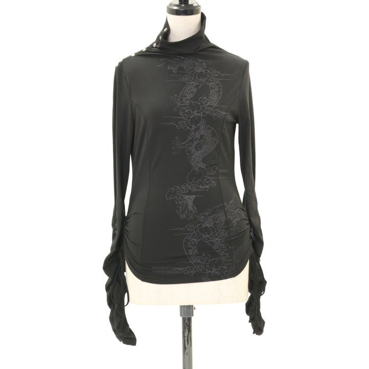 ozz croce カットソー 黒 USED】croce ハイネックプリントカットソー | Ozz On Wunderwelt