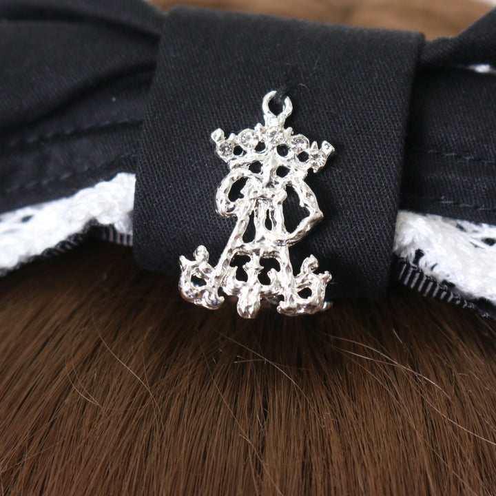 USED】Dolly Ribbon ヘッドドレス（黒×白） | ALICE and the PIRATES
